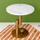 Rustic Rose Accent Table - Gold (Stainless Steel)