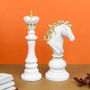 The Prestigious Monarch Chess Showpiece For Living Room - Set of 2