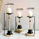 Tall Antique Candle Stand Set of 3