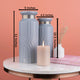The Casablanca Chevron Decorative Ceramic Vase Set of 2- Grey