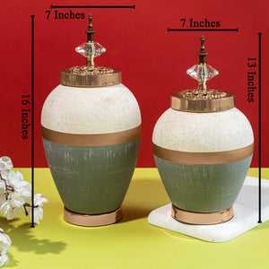 The Charm of  Luxury Decorative Ceramic Vase - Pair