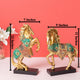 The Dynasty Horse Decorative Showpiece - Pair