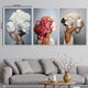 The Floral Ladies Framed Canvas Print