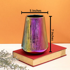 The Full Spectrum Prism Ceramic Vase - Small
