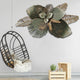 The Green Pearl Gold Foil Work Metal Wall Art Panel