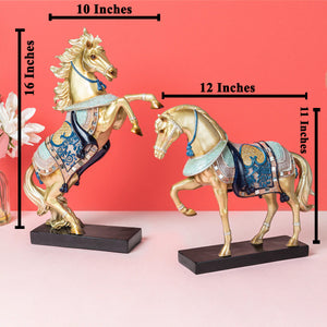 The Jack Rider Horse Decorative Shoepiece - Pair