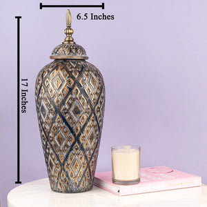 The Moroccan Maze Ceramic Decorative Vase - Big