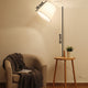 The Northern Lights Floor Lamp and Accent Table - (Includes USB Charger)