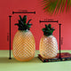 The Retro Pineapple Handblown Decorative Vase - Pair