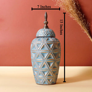 The Rustic Charm Ceramic Decorative Vase - Small