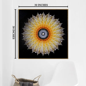 The Solar Prism Framed Canvas Print with Size