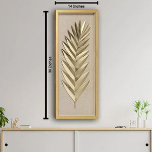 The Tuscan Feather Shadow Box Wall Decoration Piece