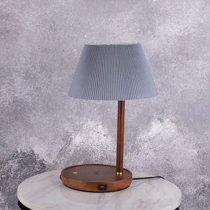 The Aristocrat Desk and Side Table Wireless Charging Lamp