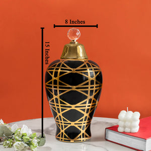 Timeless Elegance Decorative Ceramic Vase - Big