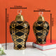 Timeless Elegance Decorative Ceramic Vase - Pair