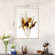 Printed Golden Leaves Framed Canvas Print