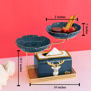The Majestic Collection Tissue Holder & Serving Set