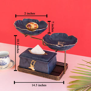 Exquisite Delight Tissue Holder & Serving Set