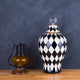 The London Checker Board Ceramic Decorative Vase