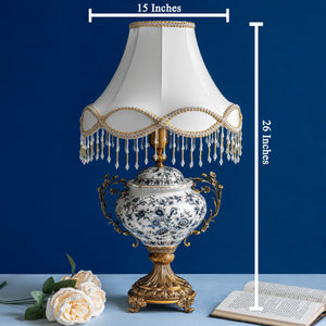 Victorian Charm Decorative Ceramic Table Lamp