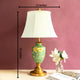 Vonka Persian Style Ceramic & Stainless Steel Lamp