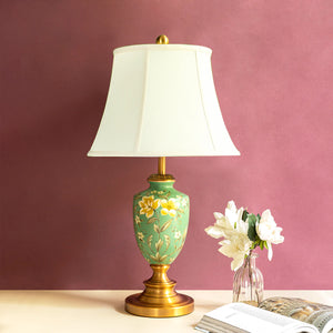 Vonka Persian Style Ceramic & Stainless Steel Lamp