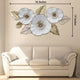 Wonderful White Blooms Wall Art Panel