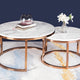 The Umami Nesting Coffee Table Set of 2 - Rose Gold (Stainless Steel) BIG 32 INCHES SMALL 24 INCHES DIAMETER