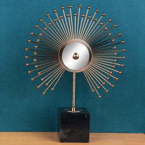 The Sun Burst Mirror Table Showpiece for Decoration