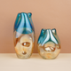The Ombre Handblown Glass Decorative Vase