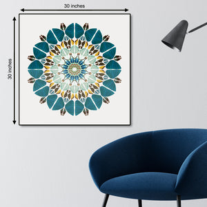 The Urban Chakra Framed Canvas Print