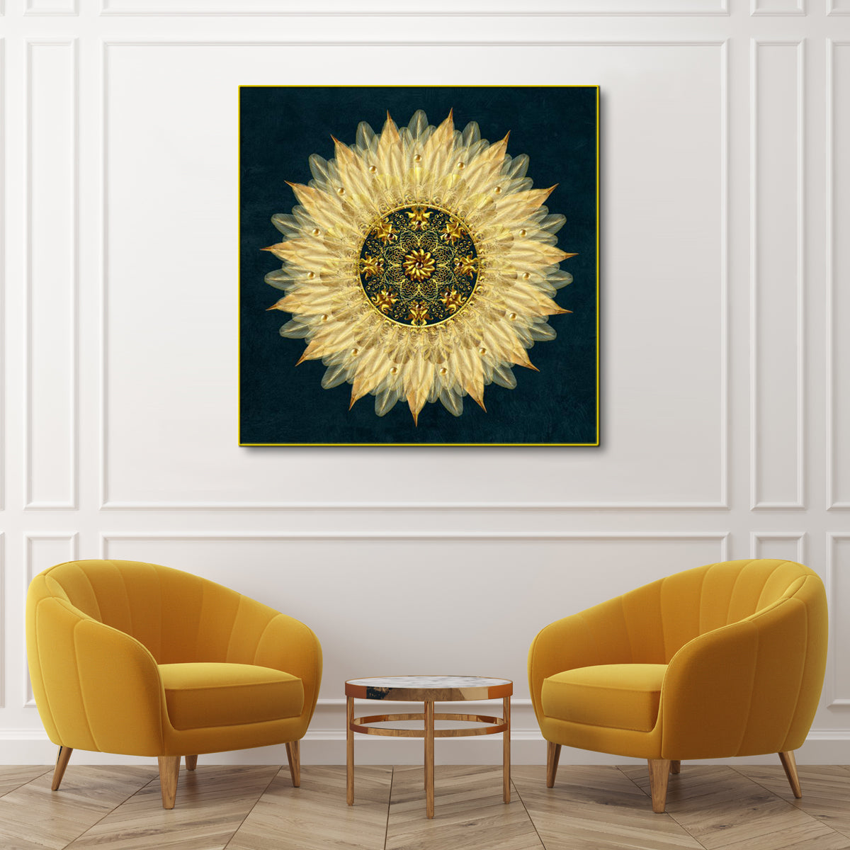 The Solar Chakra Framed Canvas Print