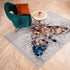 The Abstract Butterfly Floor Rug 5X 7.5 ft