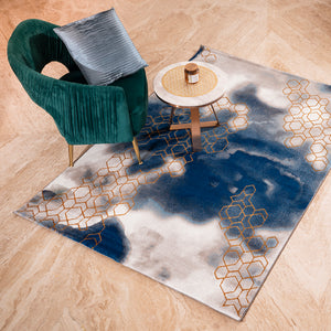 The Oriental Tye and Dye Floor Rug