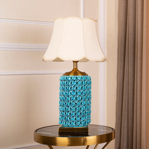 The Green and Gold Italian Mesh Decorative Table Lamp