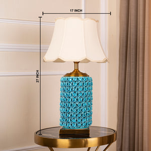 The Green and Gold Italian Mesh Decorative Table Lamp