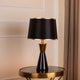 The Black and Gold Plateau  Decorative Table Lamp