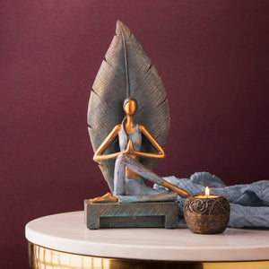 The Sukhasana Yogi Table Decoration Showpiece