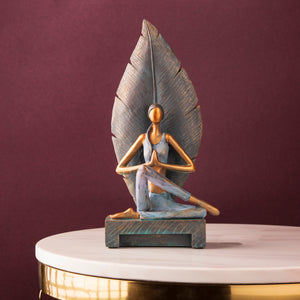 The Sukhasana Yogi Table Decoration Showpiece