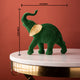 The Royal Velvet Elephant Table Decoration Showpiece