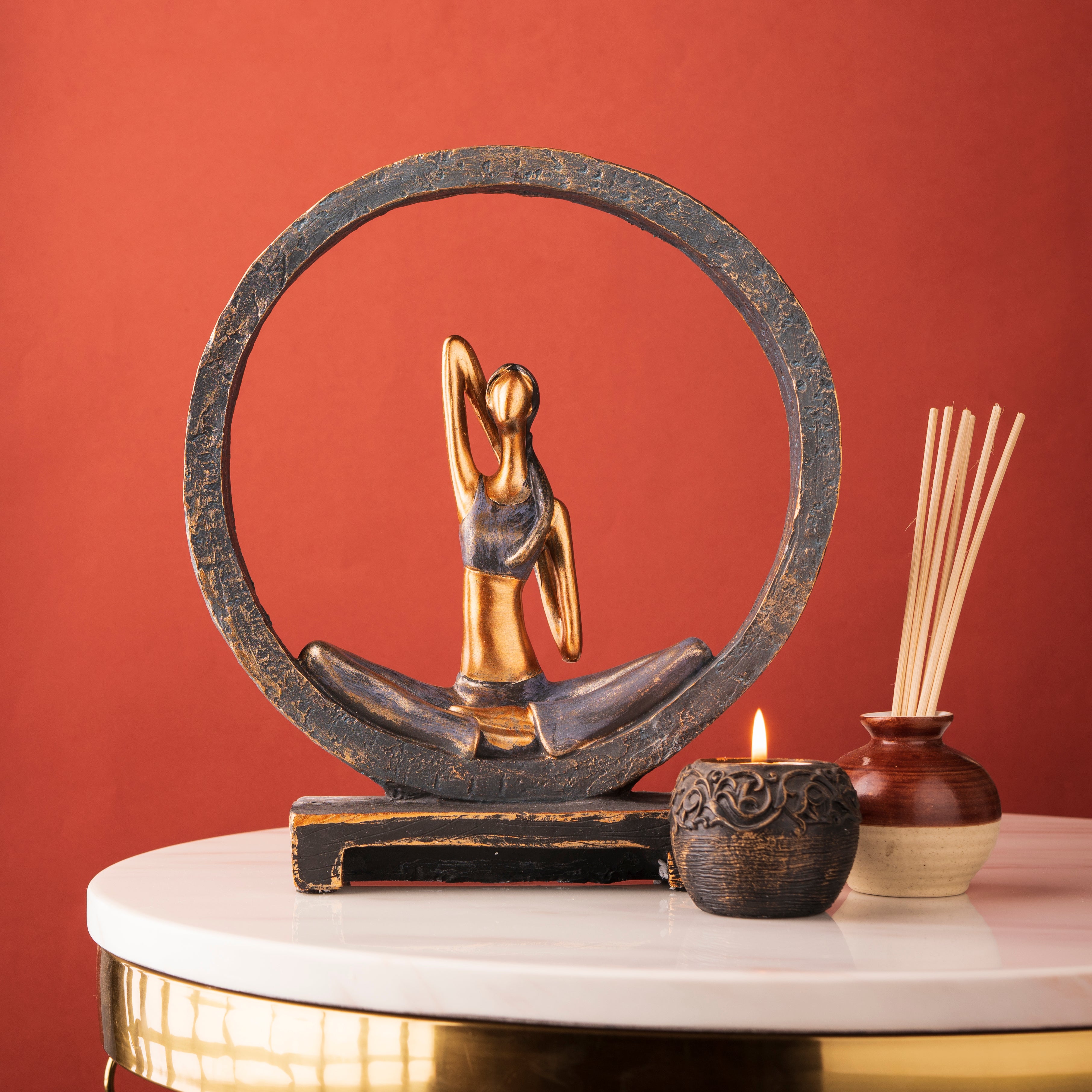 Home Décor - Yoga Showpiece For Home Décor Online |Nestasia
