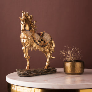 The Trotting Stallion Table Decoration Showpiece