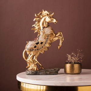 The Jumping Stallion Table Decoration Showpiece