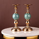 The Emerald Jade Decorative Candle Stand