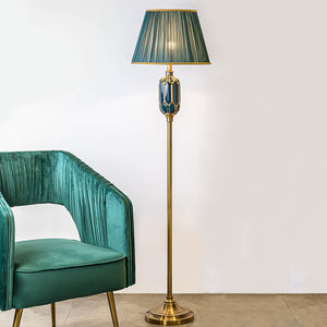 The Crown Royal Green Floor Lamp With Green Shade