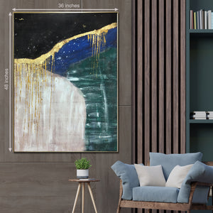 The Galaxy 100% Hand Painted Wall Painting