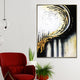 Bold and Gold 100% Hand Painted Wall Painting