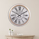 The Vintage French Cafe Decorative Wall Clock - White
