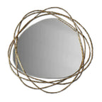 Designer Modern Metal Tube Decorative Wall Mirror