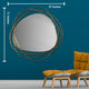 The Modern Metal Tube Decorative Wall Mirror